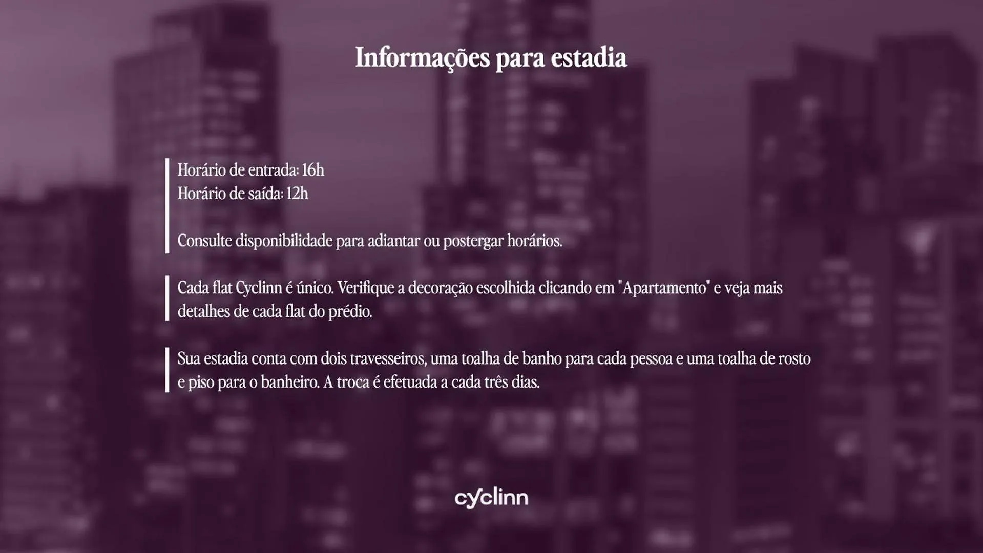 Apartment Cyclinn Vila Olimpia Berrini Sao Paulo Brazil